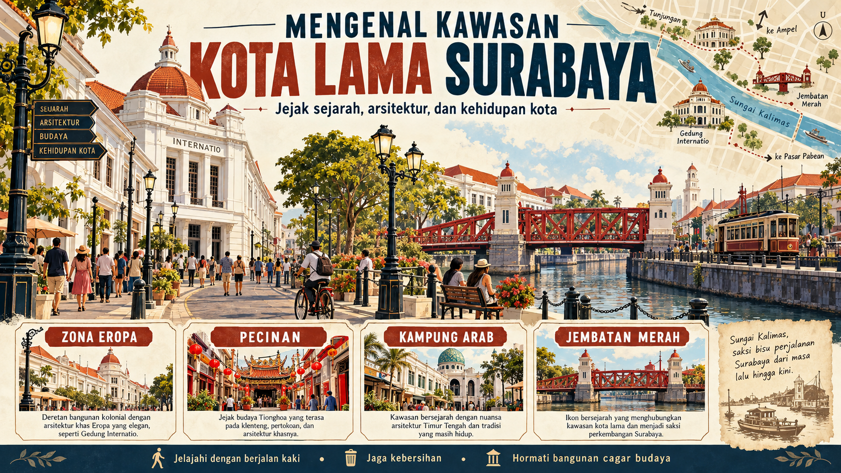 Mengenal Kawasan Kota Lama Surabaya - surabaya