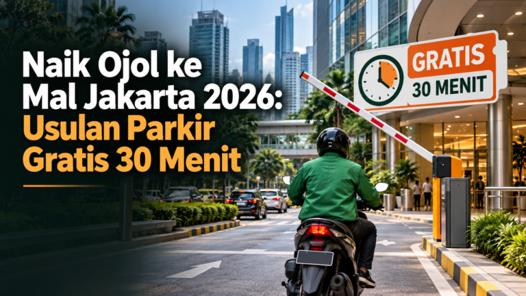 ojek - Naik Ojol ke Mal Jakarta 2026: Usulan Parkir Gratis 30 Menit