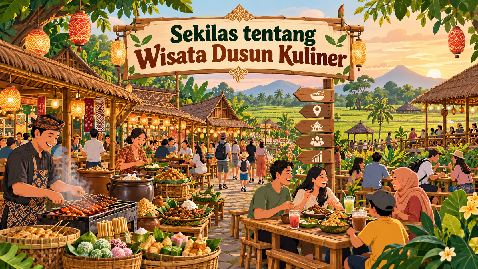 Sekilas tentang Wisata Dusun Kuliner - dusun