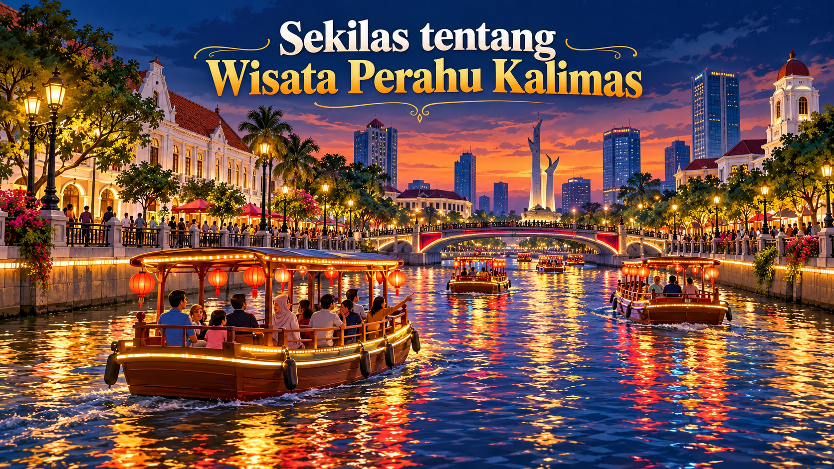 Sekilas tentang Wisata Perahu Kalimas - kalimas