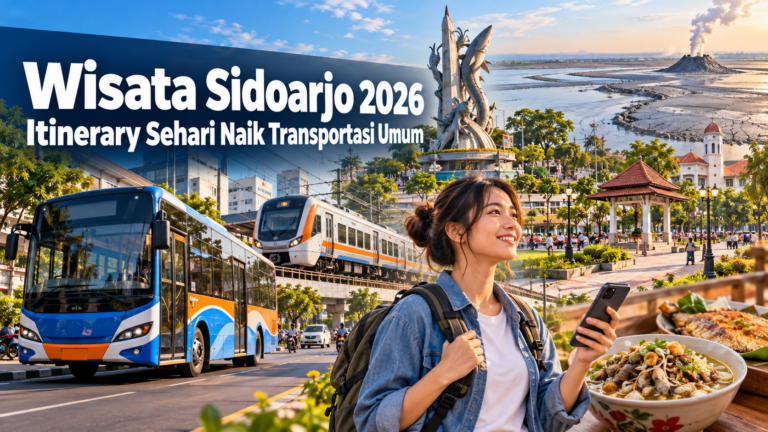 sidoarjo - Wisata Sidoarjo 2026: Itinerary Sehari Naik Transportasi Umum