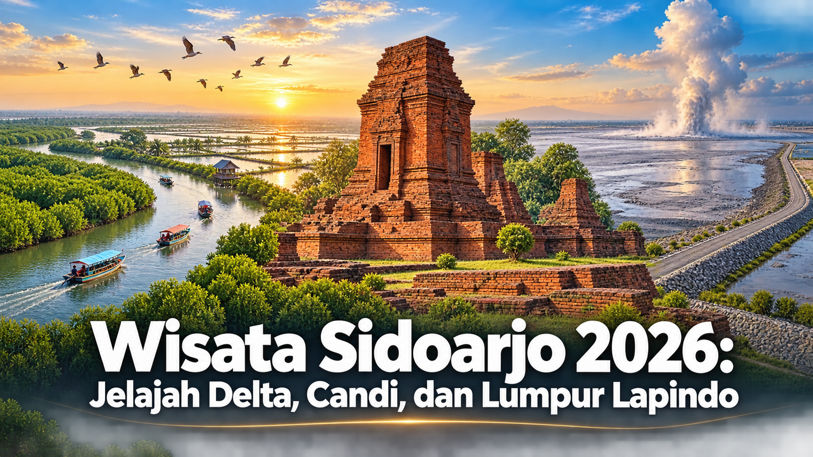 sidoarjo - Wisata Sidoarjo 2026: Jelajah Delta, Candi, dan Lumpur Lapindo