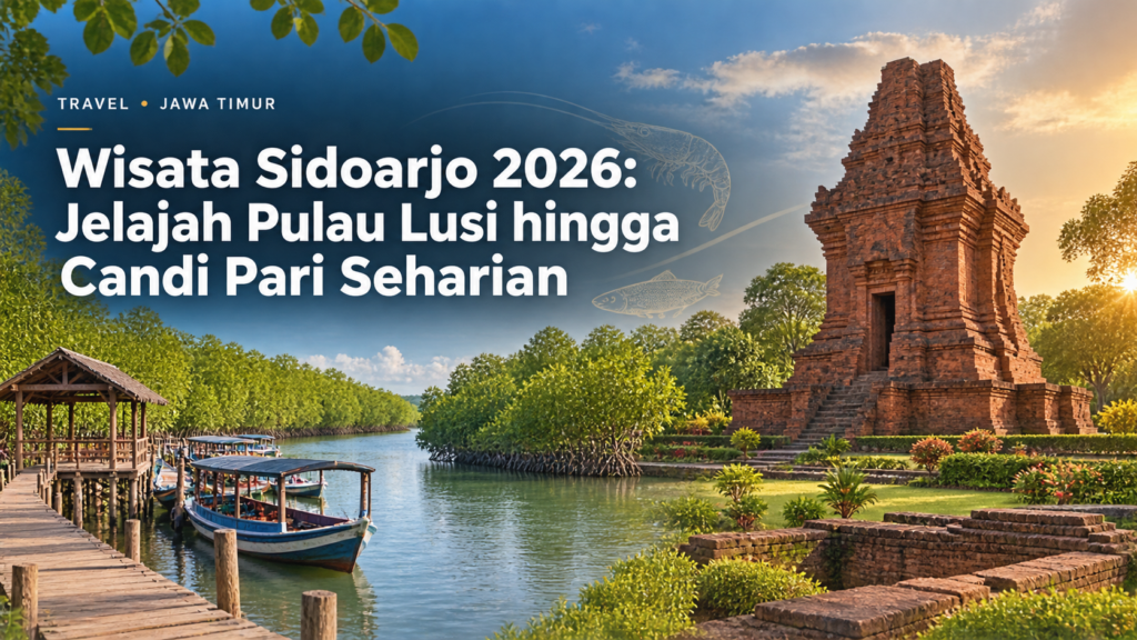 sidoarjo - Wisata Sidoarjo 2026: Jelajah Pulau Lusi hingga Candi Pari Seharian
