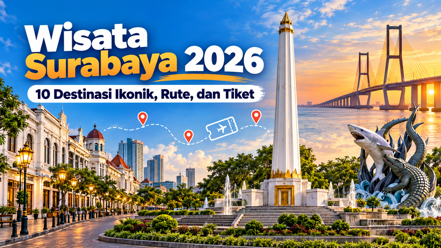 surabaya - Wisata Surabaya 2026: 10 Destinasi Ikonik, Rute, dan Tiket
